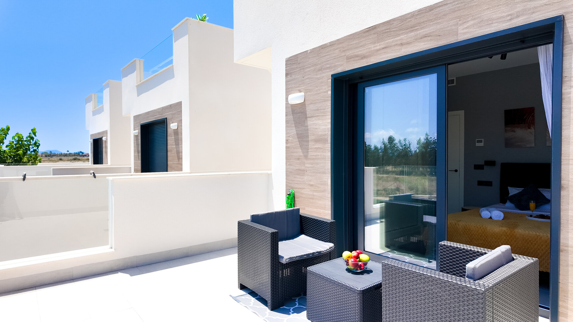 Villa de la Luna with a private heated pool and sea view