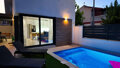 Villa de la Luna with a private heated pool and sea view