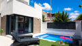 Villa de la Luna with a private heated pool and sea view