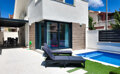 Villa de la Luna with a private heated pool and sea view