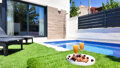 Villa de la Luna with a private heated pool and sea view